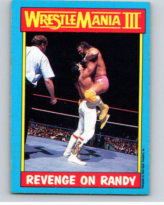1987 O-Pee-Chee WWF #50 Ricky Steamboat/Randy Savage   V69576 Image 1