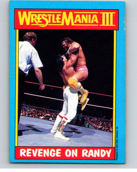 1987 O-Pee-Chee WWF #50 Ricky Steamboat/Randy Savage   V69578 Image 1