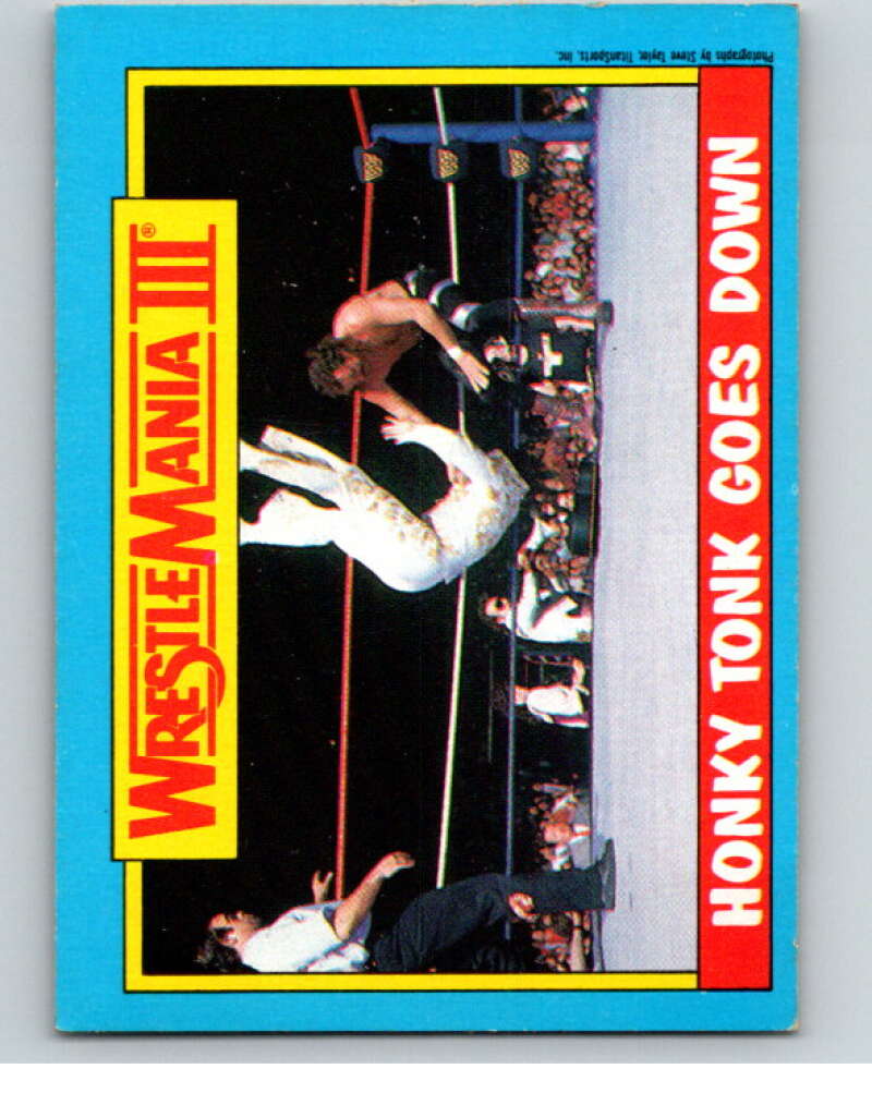 1987 O-Pee-Chee WWF #52 Jake Roberts/Honky Tonk Man   V69592 Image 1