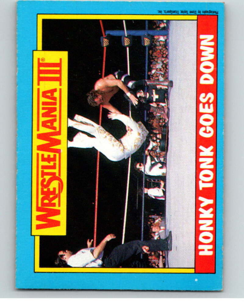 1987 O-Pee-Chee WWF #52 Jake Roberts/Honky Tonk Man   V69599 Image 1