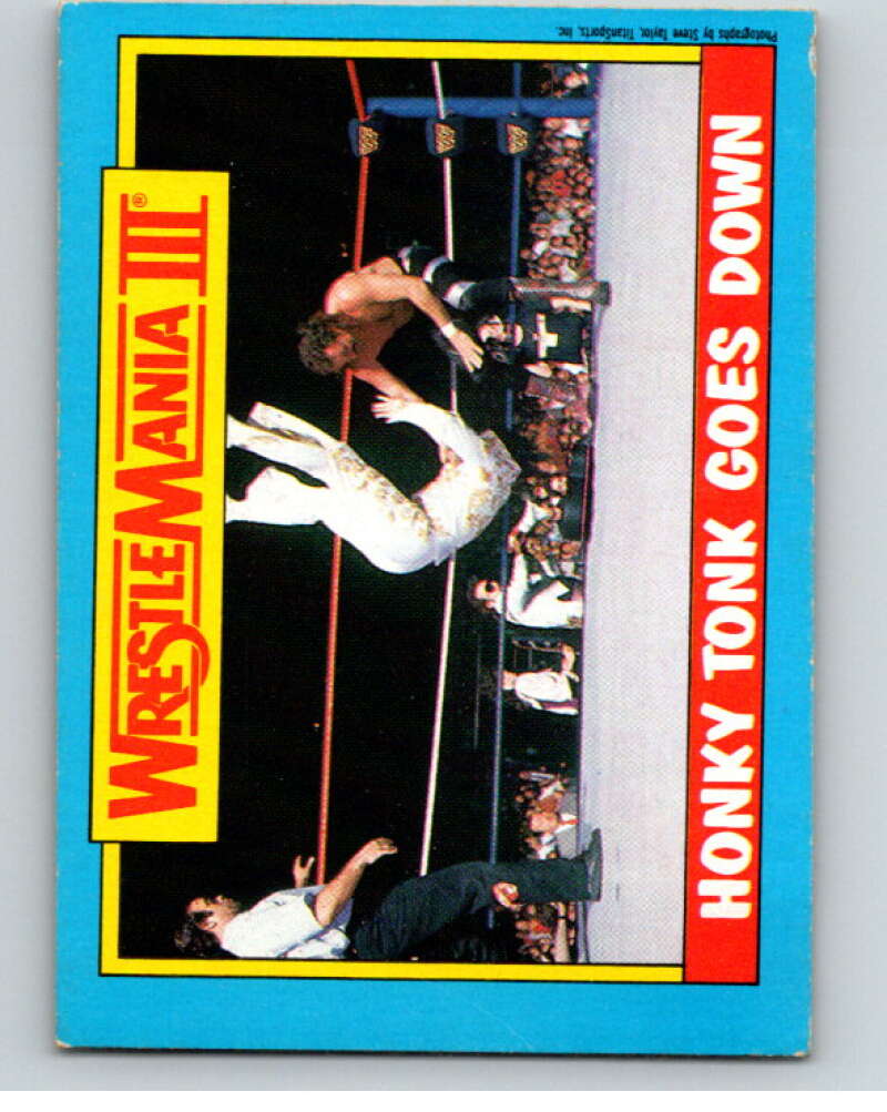 1987 O-Pee-Chee WWF #52 Jake Roberts/Honky Tonk Man   V69201 Image 1