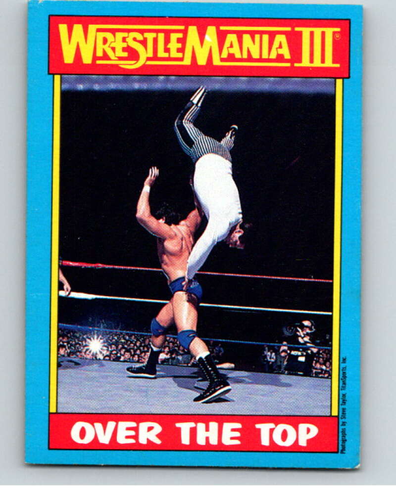 1987 O-Pee-Chee WWF #53 Tito Santana vs. Danny Davis   V69203 Image 1