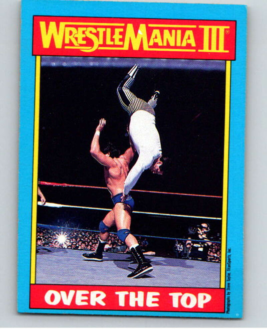 1987 O-Pee-Chee WWF #53 Tito Santana vs. Danny Davis   V69209 Image 1