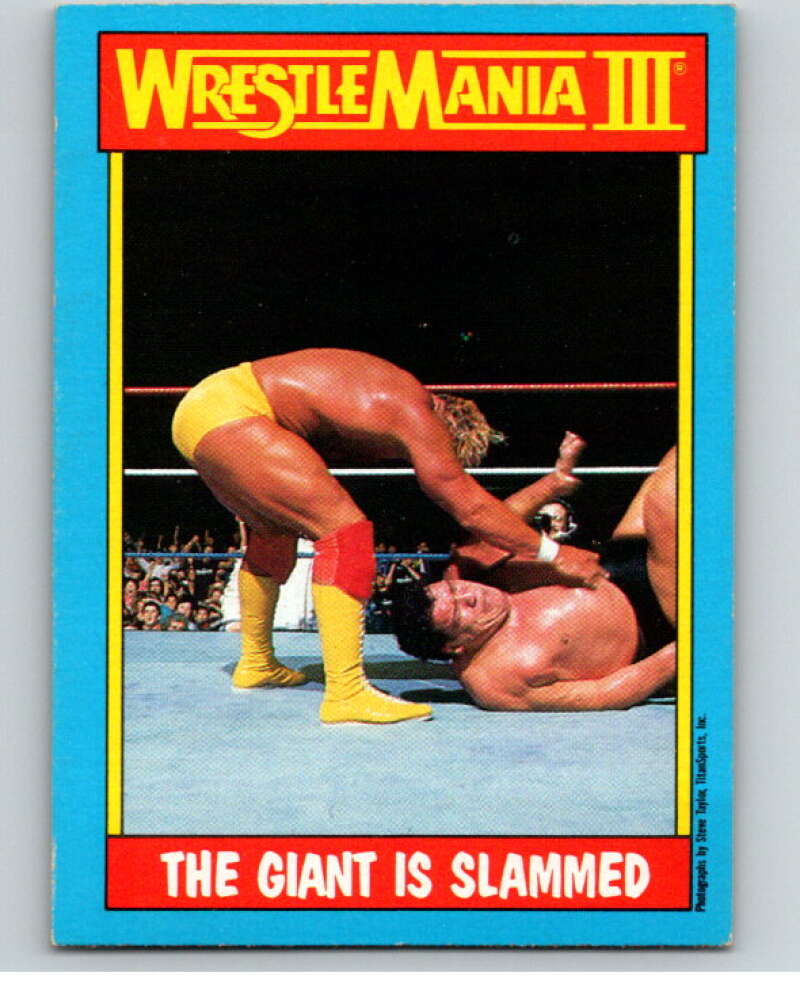 1987 O-Pee-Chee WWF #54 Hulk Hogan/Andre the Giant   V69214 Image 1