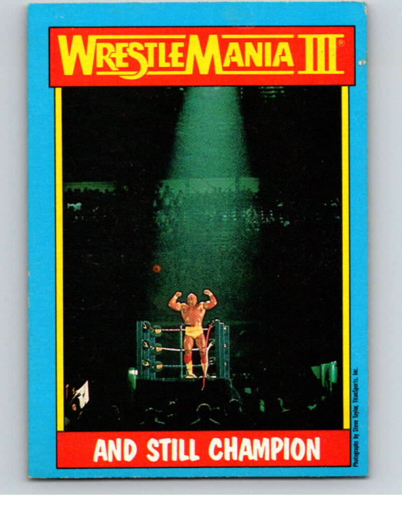 1987 O-Pee-Chee WWF #56 Hulk Hogan   V69224 Image 1