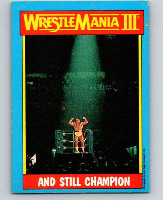 1987 O-Pee-Chee WWF #56 Hulk Hogan   V69224 Image 1