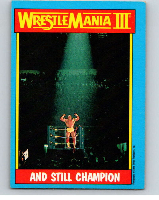 1987 O-Pee-Chee WWF #56 Hulk Hogan   V69225 Image 1