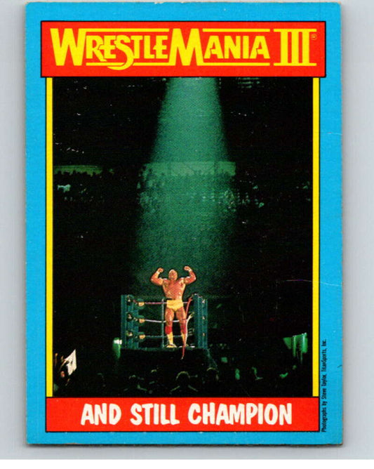 1987 O-Pee-Chee WWF #56 Hulk Hogan   V69232 Image 1