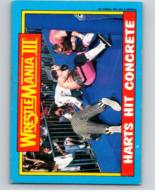 1987 O-Pee-Chee WWF #57 Hart Foundation/Danny Davis   V69237 Image 1