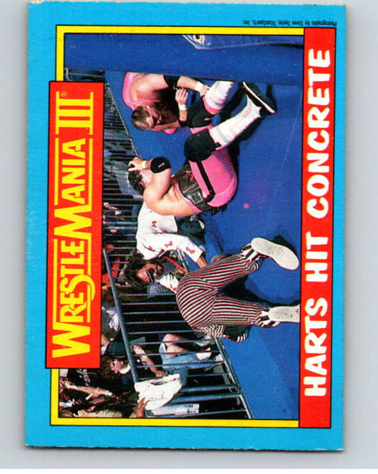 1987 O-Pee-Chee WWF #57 Hart Foundation/Danny Davis   V69238 Image 1