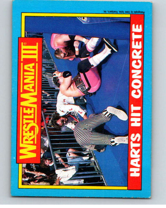 1987 O-Pee-Chee WWF #57 Hart Foundation/Danny Davis   V69239 Image 1