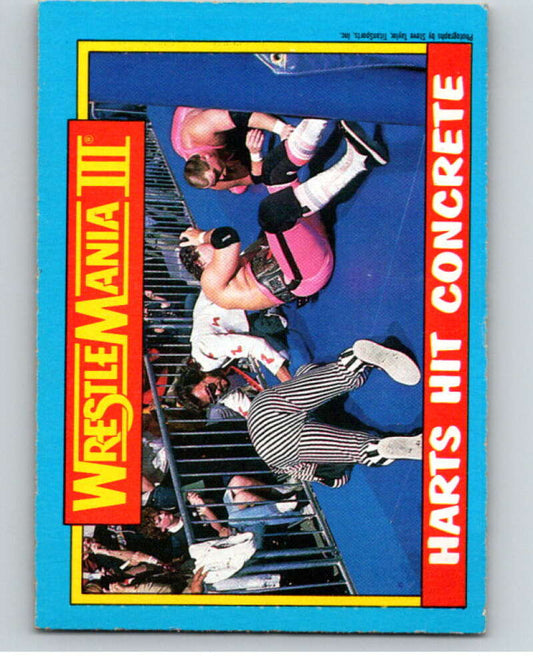 1987 O-Pee-Chee WWF #57 Hart Foundation/Danny Davis   V69240 Image 1