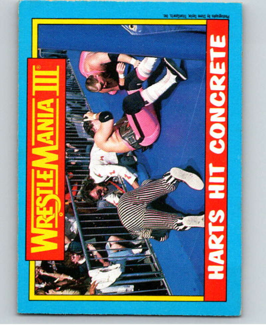 1987 O-Pee-Chee WWF #57 Hart Foundation/Danny Davis   V69241 Image 1