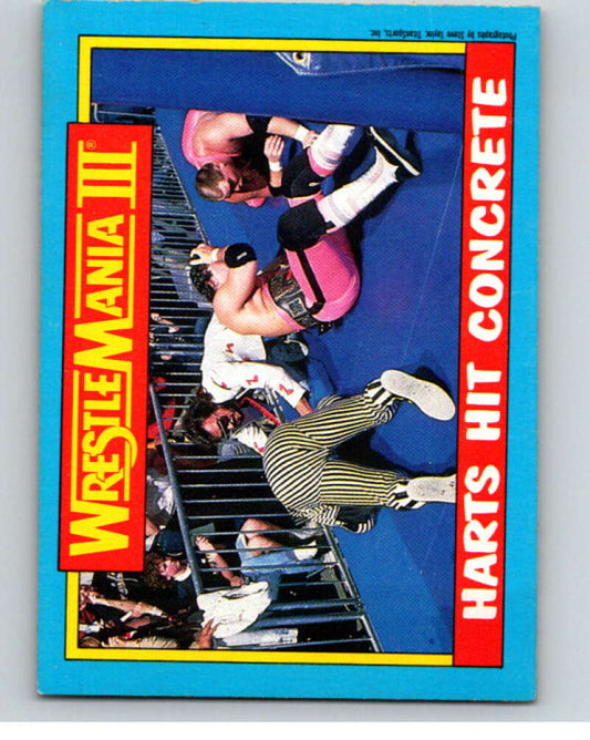 1987 O-Pee-Chee WWF #57 Hart Foundation/Danny Davis   V69242 Image 1