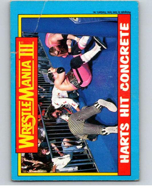 1987 O-Pee-Chee WWF #57 Hart Foundation/Danny Davis   V69243 Image 1