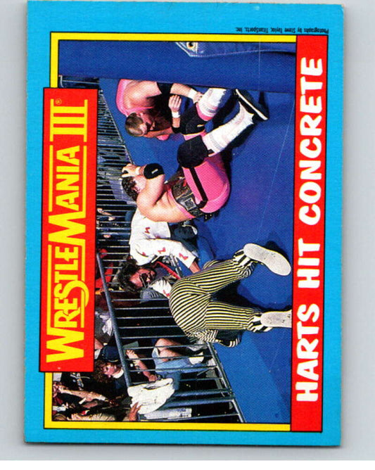 1987 O-Pee-Chee WWF #57 Hart Foundation/Danny Davis   V69245 Image 1