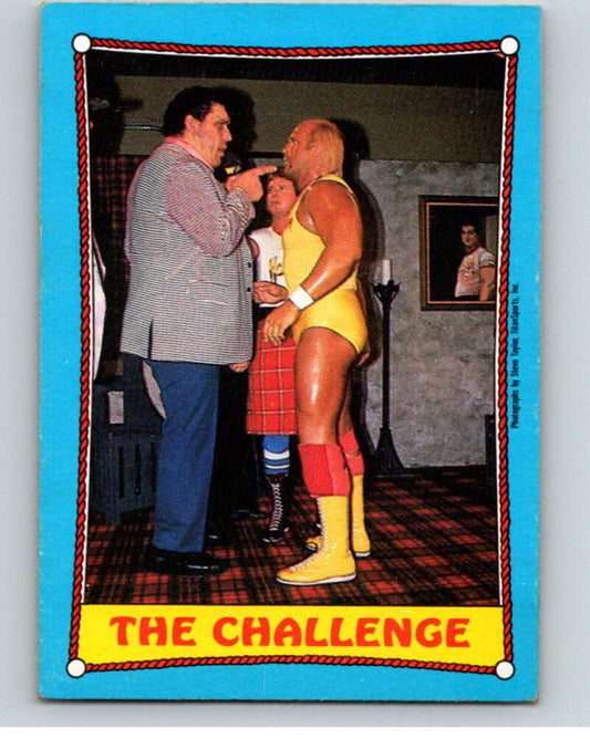 1987 O-Pee-Chee WWF #58 Andre the Giant/Hulk Hogan   V69246 Image 1