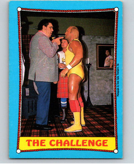 1987 O-Pee-Chee WWF #58 Andre the Giant/Hulk Hogan   V69247 Image 1