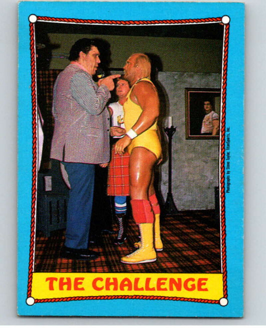 1987 O-Pee-Chee WWF #58 Andre the Giant/Hulk Hogan   V69249 Image 1