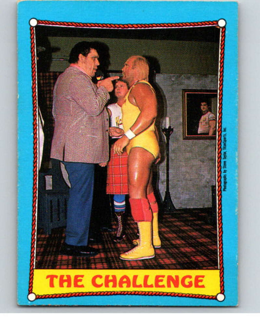 1987 O-Pee-Chee WWF #58 Andre the Giant/Hulk Hogan   V69250 Image 1