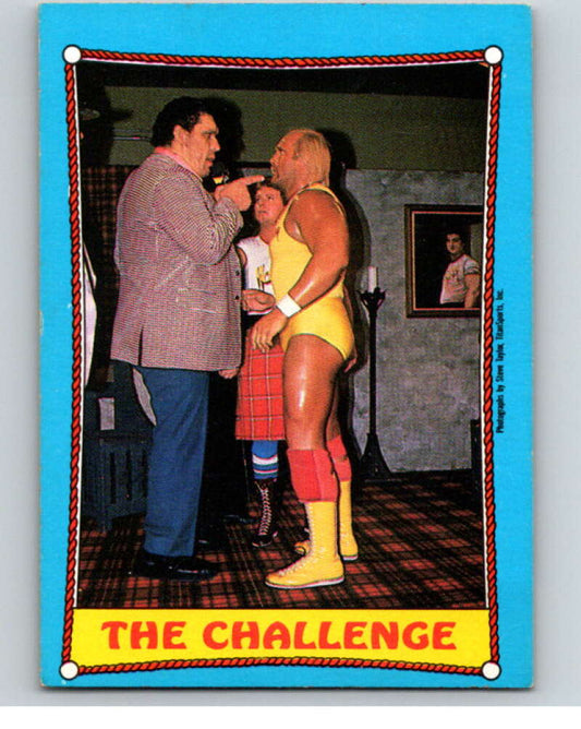 1987 O-Pee-Chee WWF #58 Andre the Giant/Hulk Hogan   V69251 Image 1