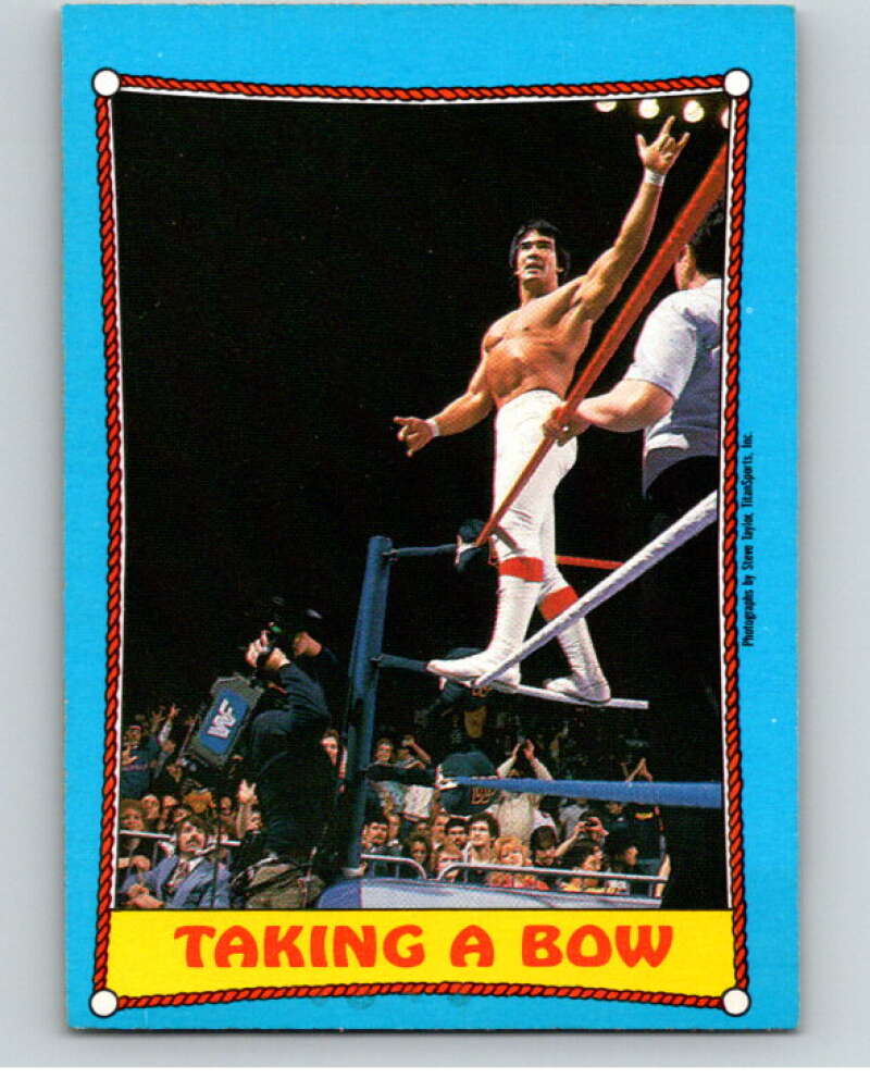 1987 O-Pee-Chee WWF #65 Ricky The Dragon Steamboat   V69288 Image 1