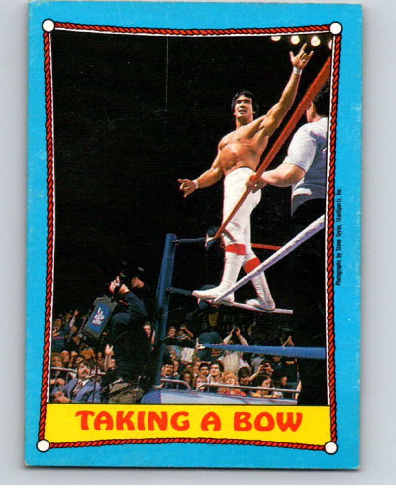 1987 O-Pee-Chee WWF #65 Ricky The Dragon Steamboat   V69290 Image 1