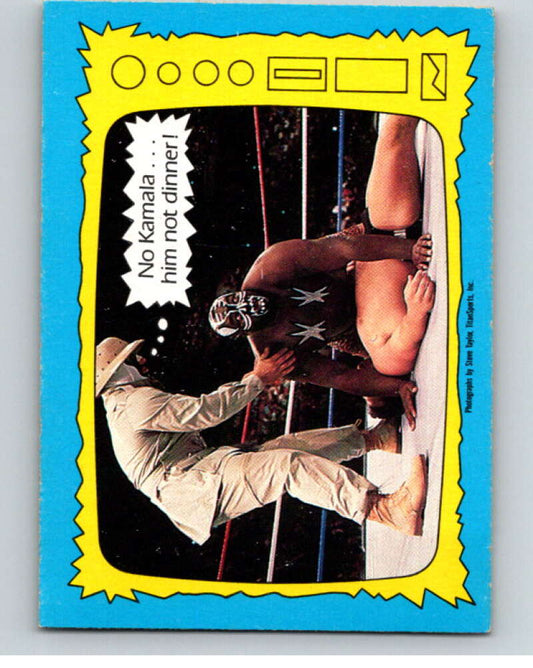 1987 O-Pee-Chee WWF #70 Kamala/Kimchee   V69299 Image 1