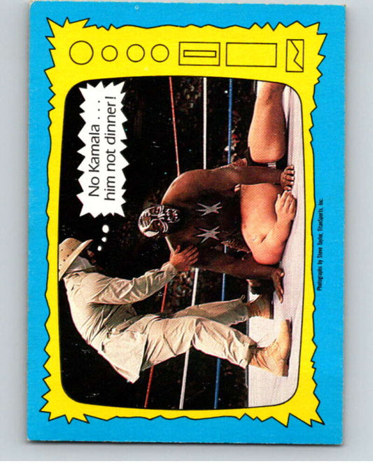 1987 O-Pee-Chee WWF #70 Kamala/Kimchee   V69300 Image 1