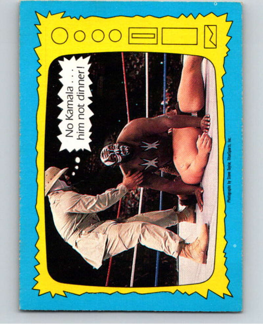 1987 O-Pee-Chee WWF #70 Kamala/Kimchee   V69601 Image 1