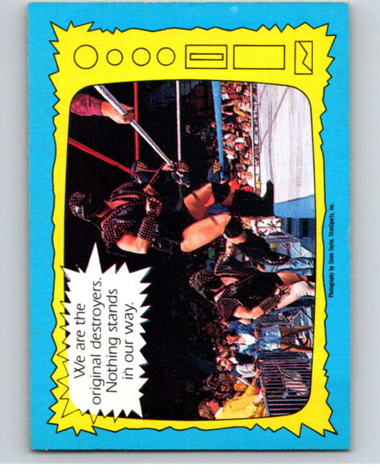 1987 O-Pee-Chee WWF #71 Demolition   V69606 Image 1