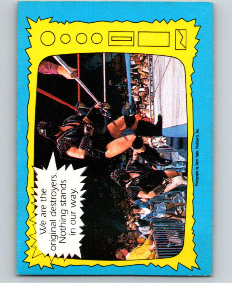 1987 O-Pee-Chee WWF #71 Demolition   V69609 Image 1