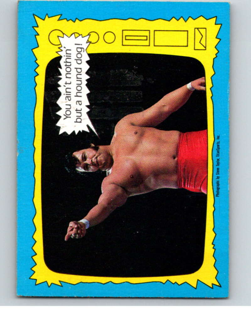 1987 O-Pee-Chee WWF #73 Honky Tonk Man   V69625 Image 1