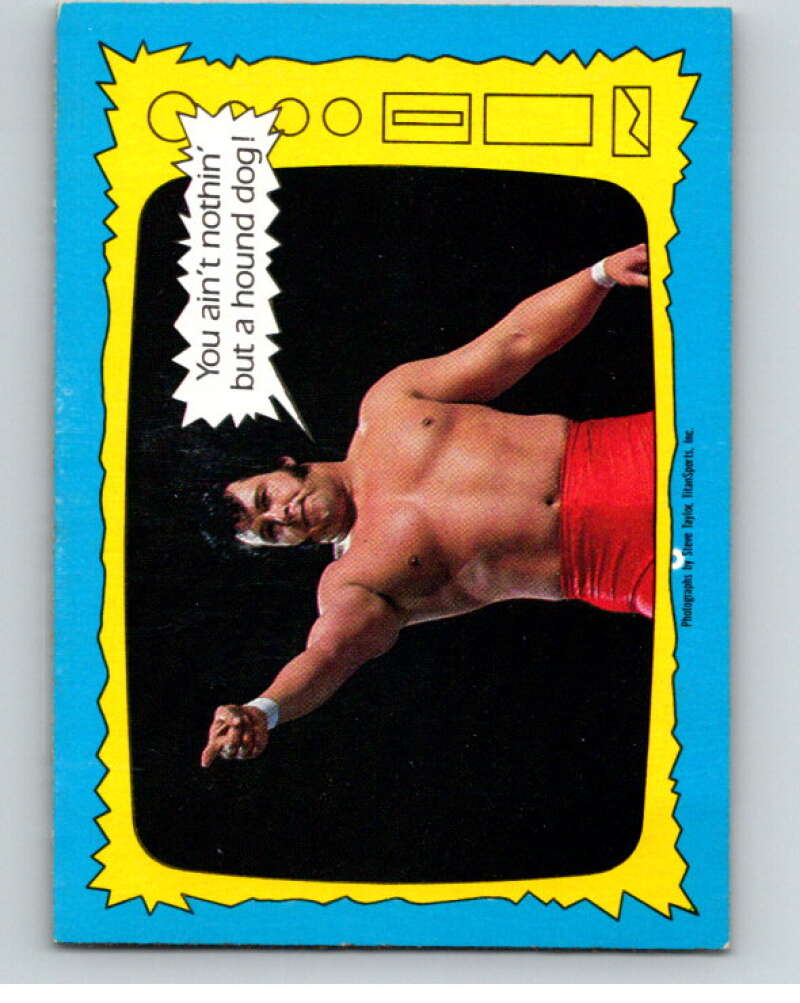 1987 O-Pee-Chee WWF #73 Honky Tonk Man   V69626 Image 1