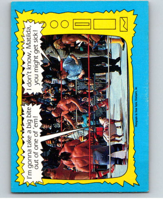 1987 O-Pee-Chee WWF #74 Sheik/Bulldogs/The Natural/Volkoff   V69633 Image 1
