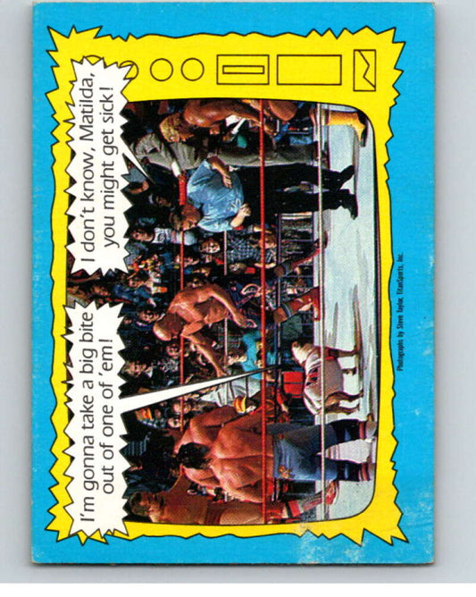1987 O-Pee-Chee WWF #74 Sheik/Bulldogs/The Natural/Volkoff   V69634 Image 1