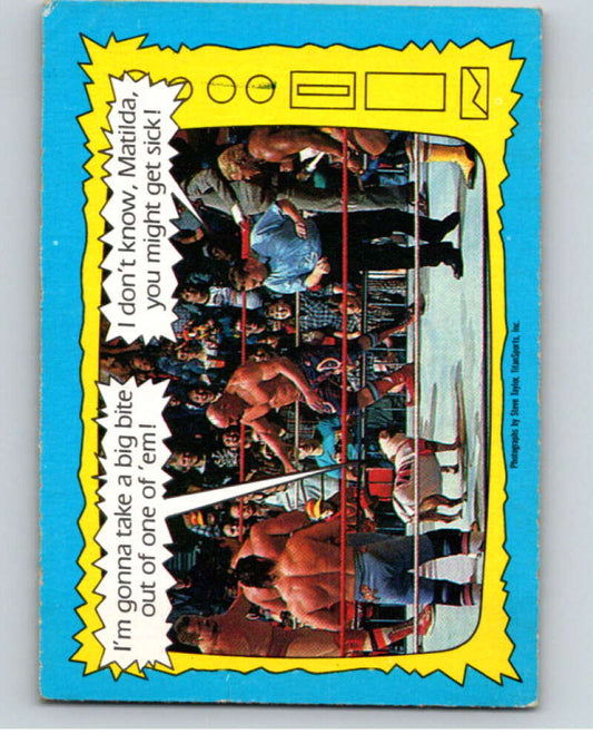 1987 O-Pee-Chee WWF #74 Sheik/Bulldogs/The Natural/Volkoff   V69635 Image 1