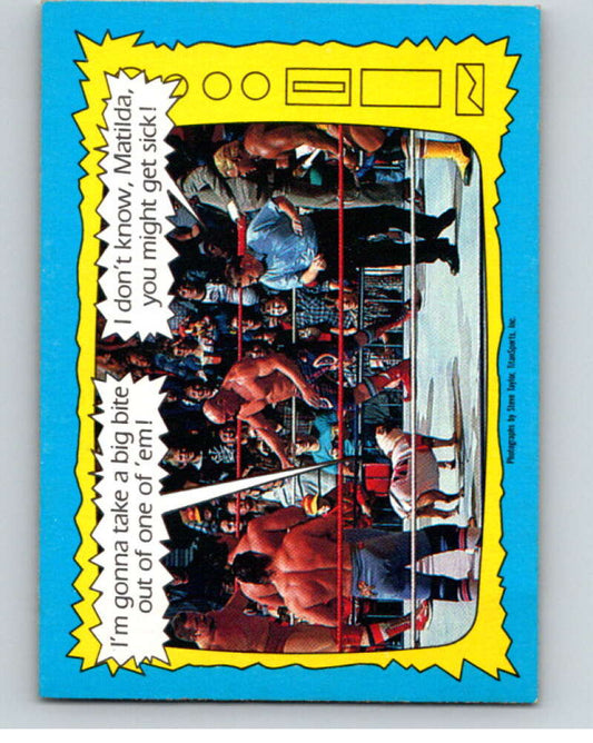1987 O-Pee-Chee WWF #74 Sheik/Bulldogs/The Natural/Volkoff   V69637 Image 1