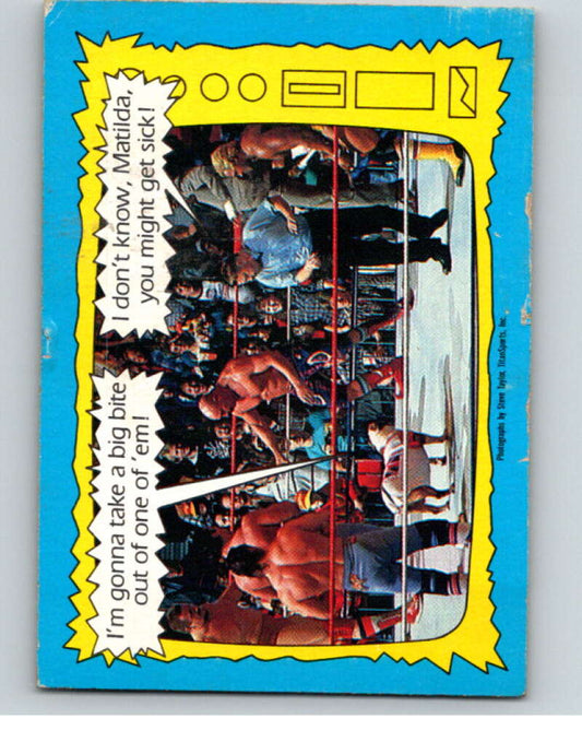 1987 O-Pee-Chee WWF #74 Sheik/Bulldogs/The Natural/Volkoff   V69638 Image 1
