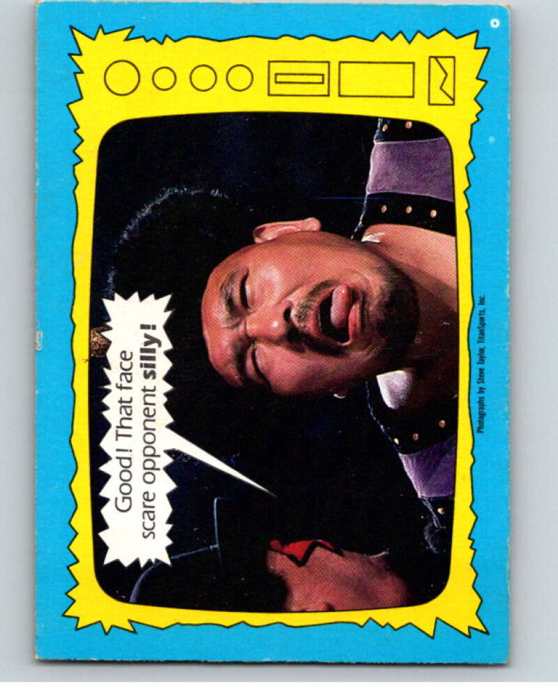 1987 O-Pee-Chee WWF #75 Killer Khan   V69639 Image 1