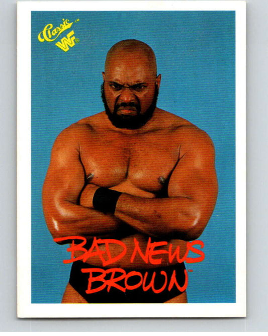 1990 Classic WWF #79 Bad News Brown    V69682 Image 1