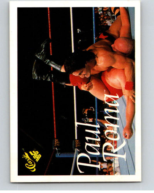 1990 Classic WWF #98 Paul Roma    V69683 Image 1