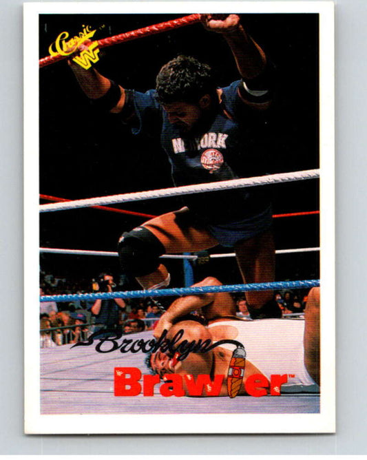 1990 Classic WWF #100 Brooklyn Brawler   V69685 Image 1