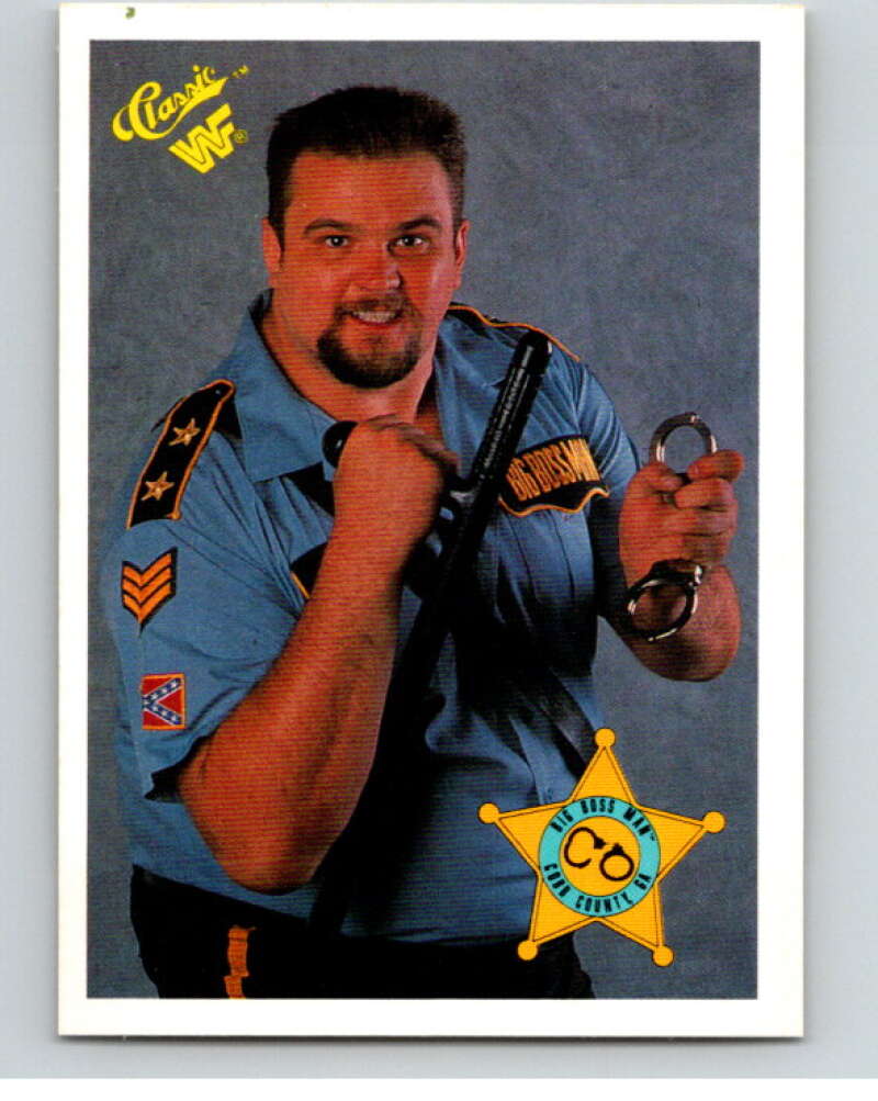 1990 Classic WWF #103 Big Boss Man    V69689 Image 1