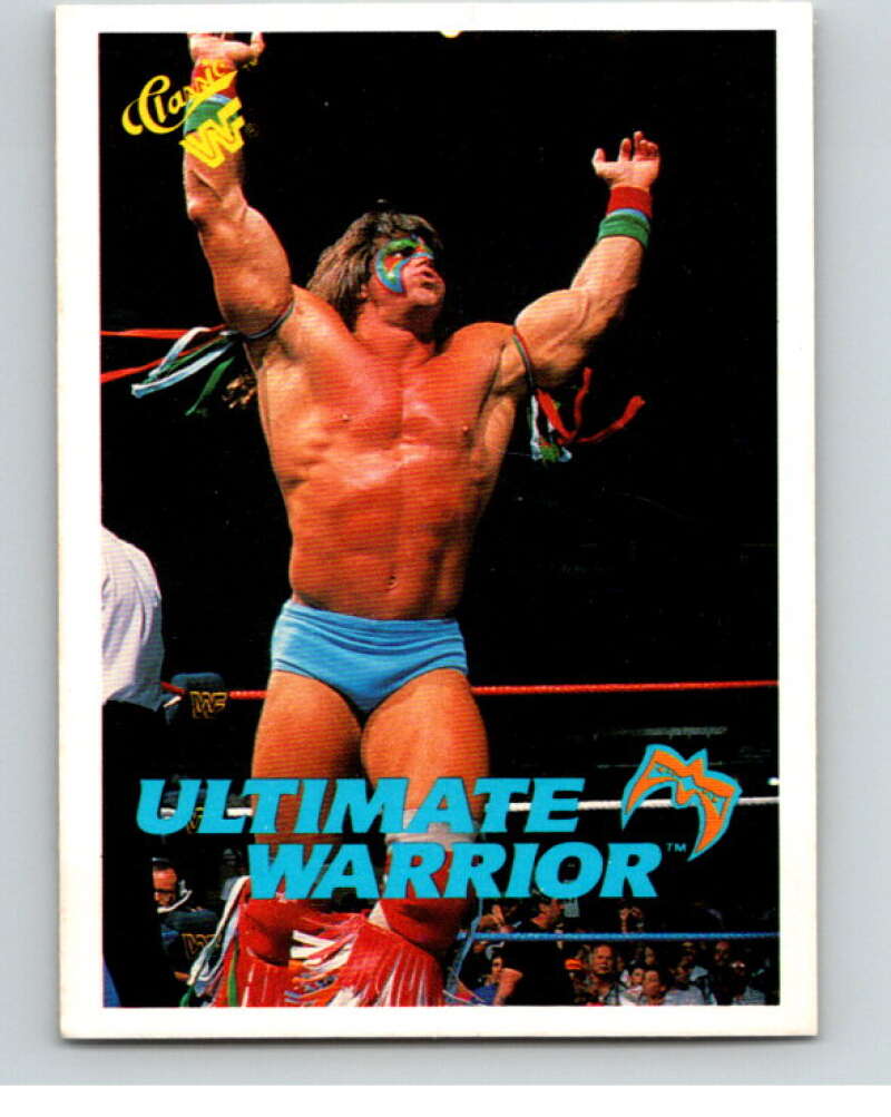 1990 Classic WWF #106 The Ultimate Warrior    V69692 Image 1
