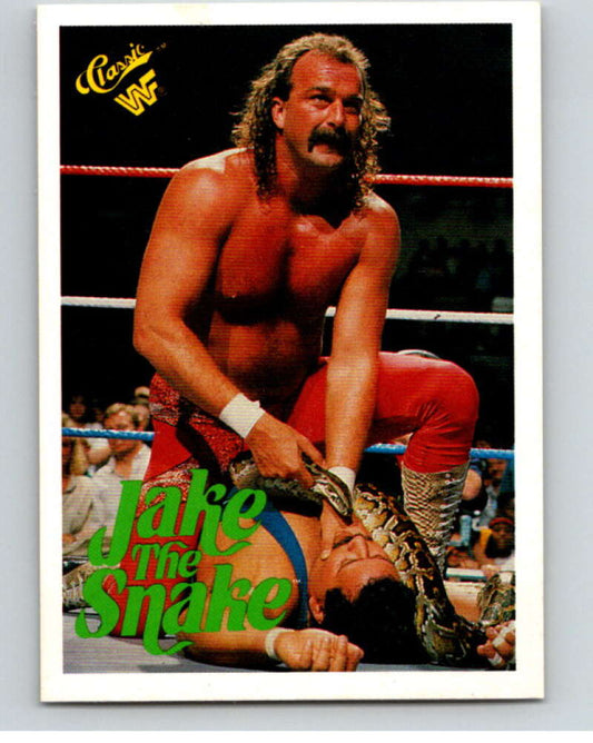 1990 Classic WWF #108 Jake The Snake Roberts    V69695 Image 1