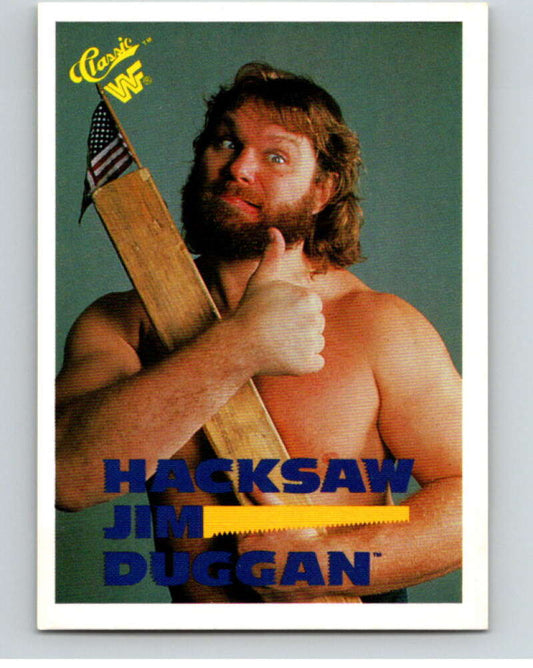 1990 Classic WWF #110 Hacksaw Jim Duggan    V69697 Image 1