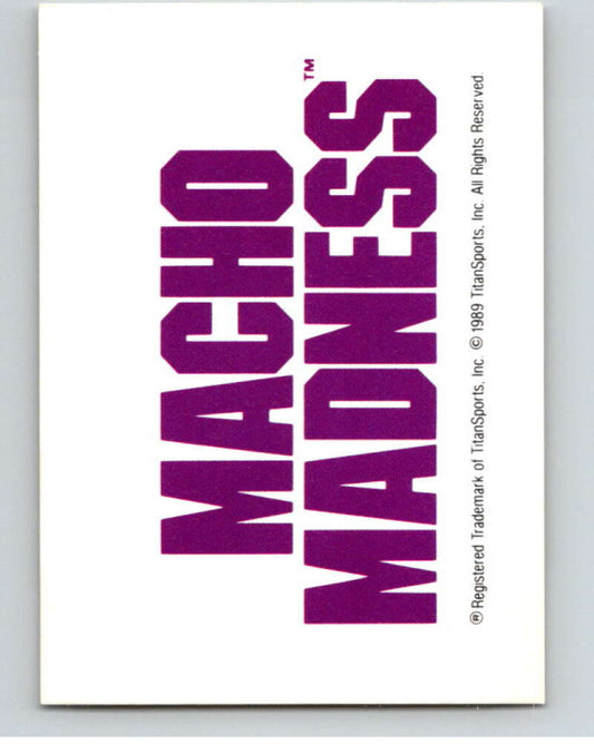 1990 Classic WWF #137 Macho Madness    V69726 Image 1