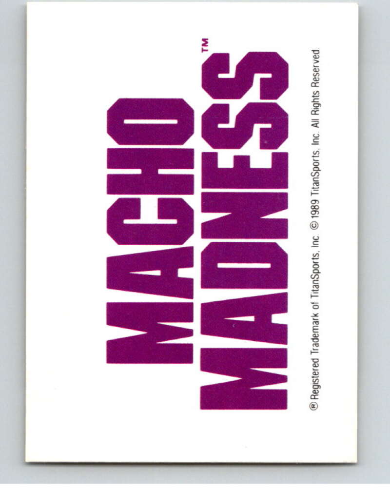 1990 Classic WWF #137 Macho Madness    V69727 Image 1