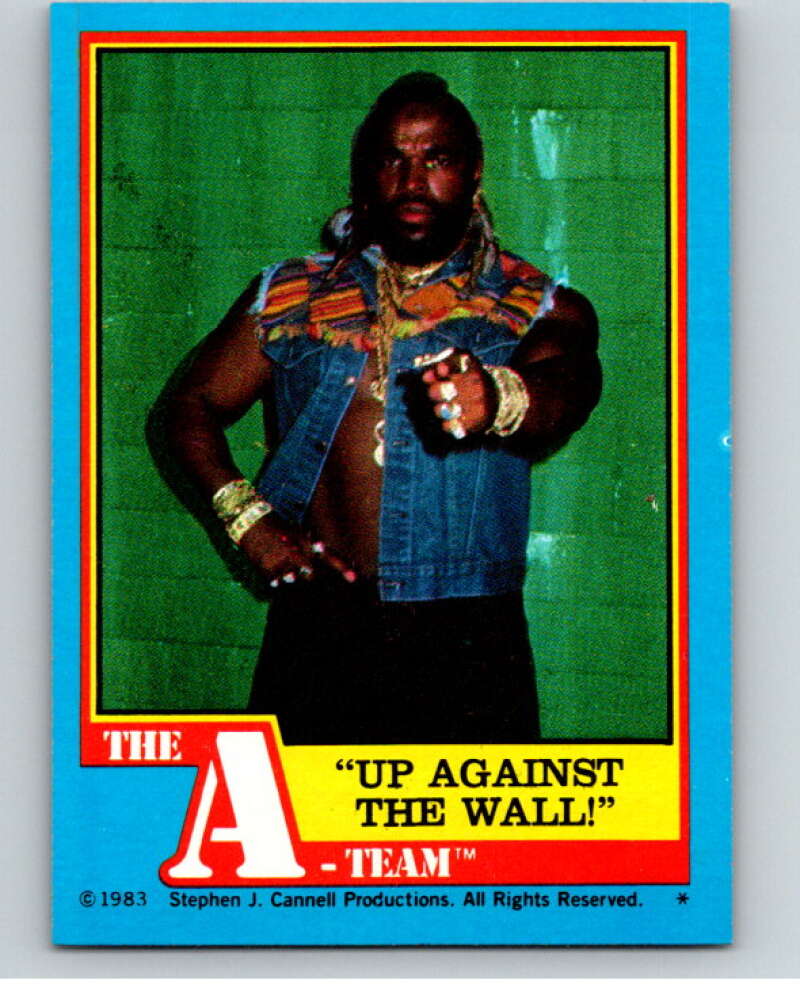 1983 Topps A-Team  #5 Up against the Wall   V69759 Image 1